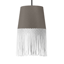 Lampe interiør alcantara askegrå - Hvid - KJoF - 5cm - 