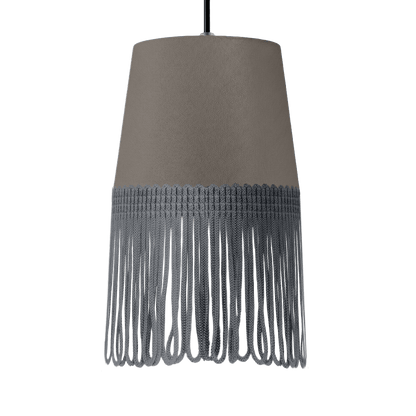 Lampe interiør alcantara askegrå - Mørkegrå - KJoF - 5cm - 