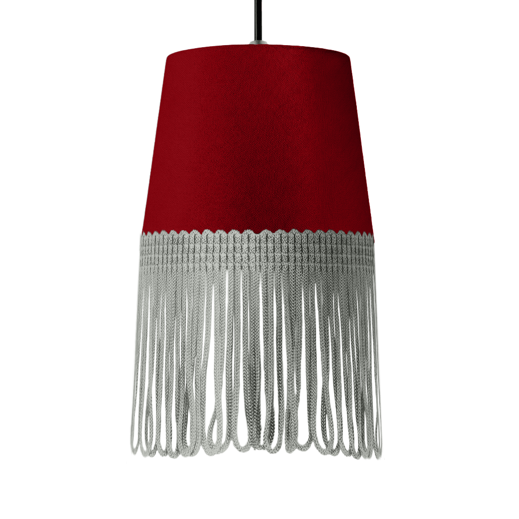 Lampe interiør alcantara bordeaux - Grå - KJoF - 5cm - 
