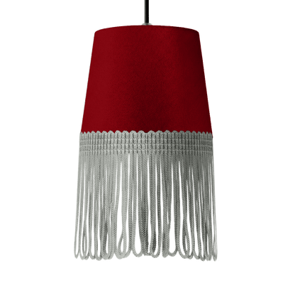 Lampe interiør alcantara bordeaux - Grå - KJoF - 5cm - 