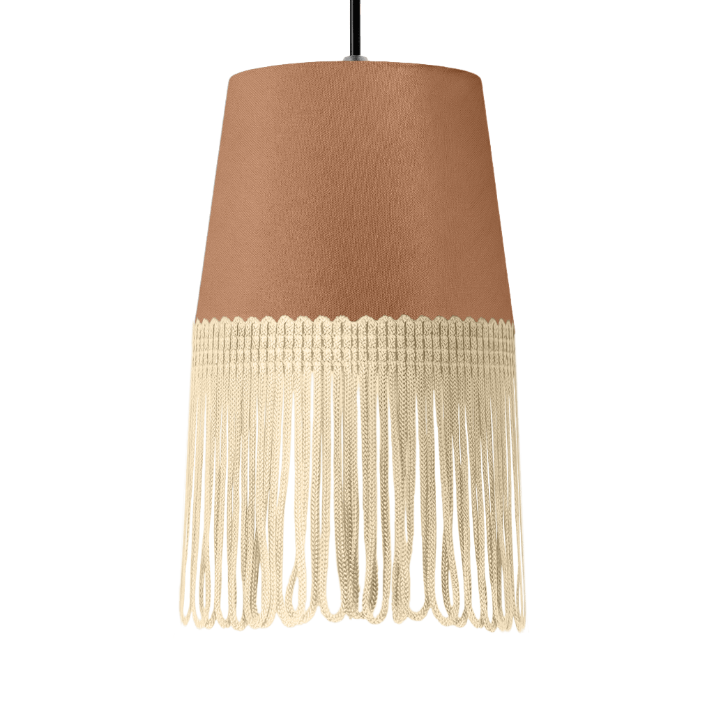Lampe interiør alcantara brun - Beige - KJoF - 5cm - 
