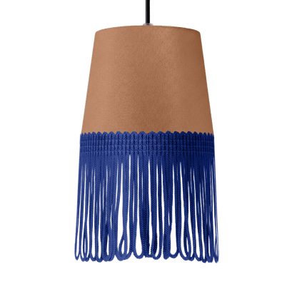 Lampe interiør alcantara brun - Blå - KJoF - 5cm - 