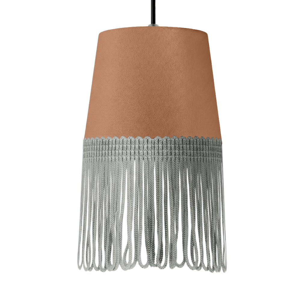 Lampe interiør alcantara brun - Grå - KJoF - 5cm - 