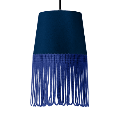 Lampe interiør alcantara cobalt blå - Blå - KJoF - 5cm - 