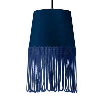 Lampe interiør alcantara cobalt blå - Mørkeblå - KJoF - 5cm - 