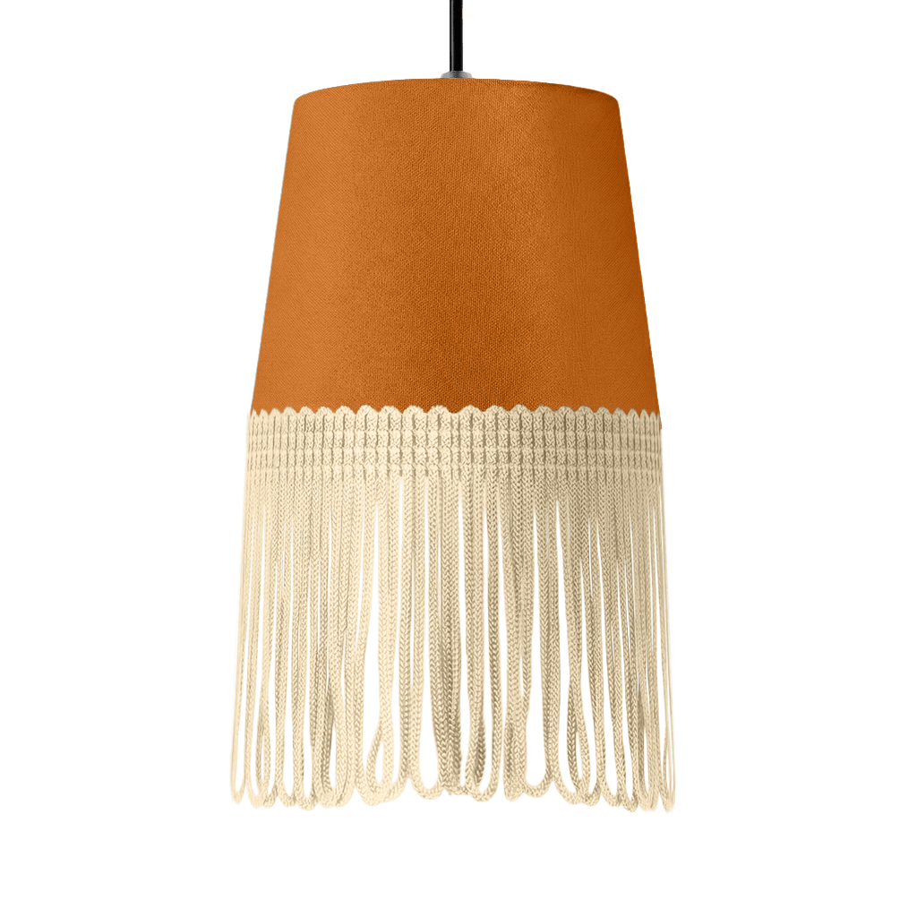 Lampe interiør alcantara cognac - Beige - KJoF - 5cm - 