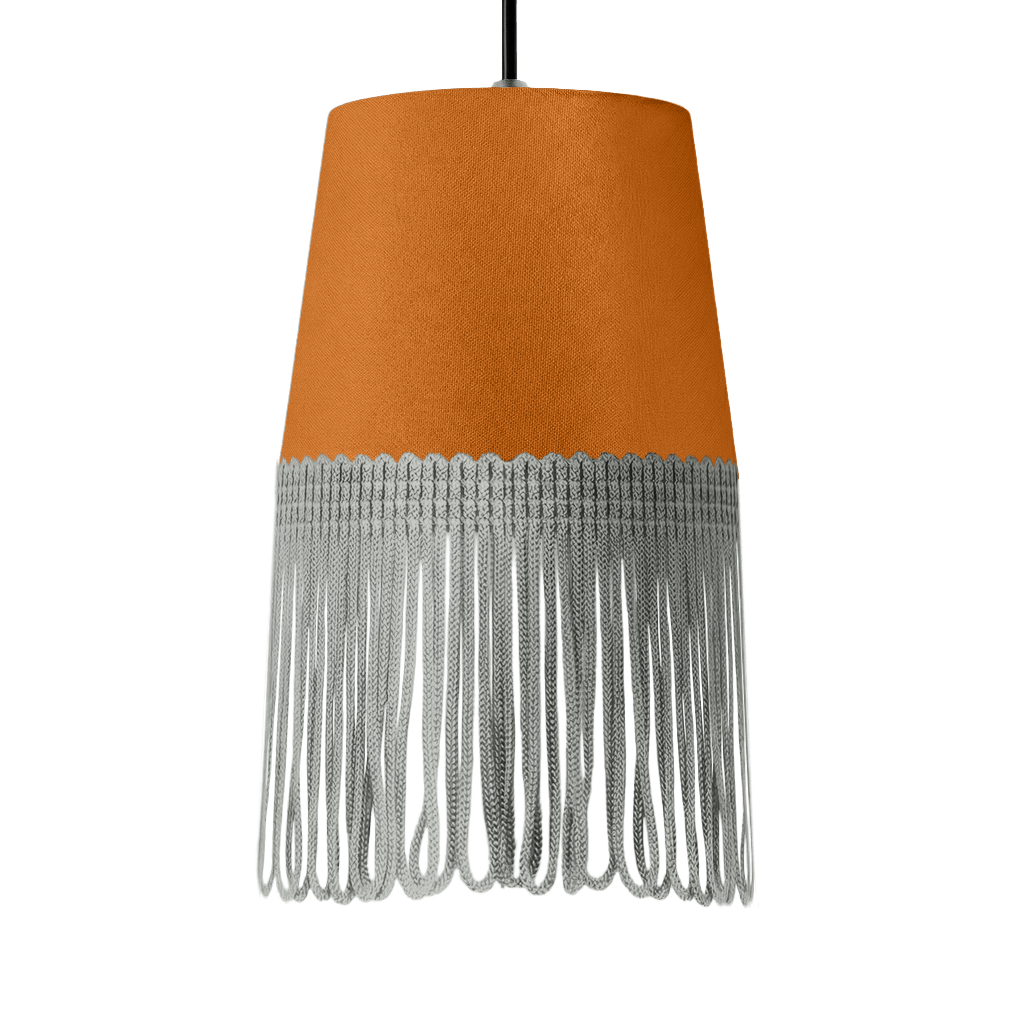 Lampe interiør alcantara cognac - Grå - KJoF - 5cm - 