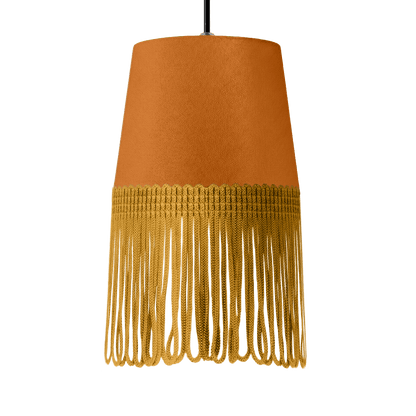 Lampe interiør alcantara cognac - Guld - KJoF - 5cm - 