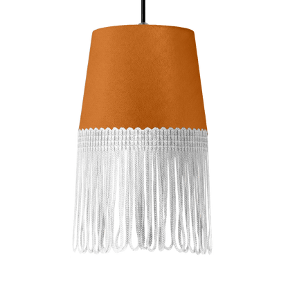 Lampe interiør alcantara cognac - Hvid - KJoF - 5cm - 
