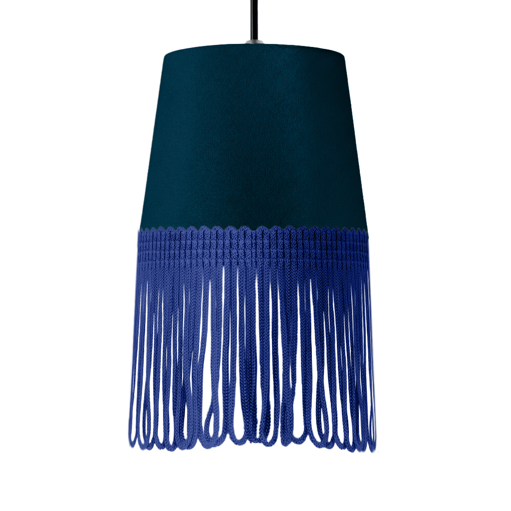 Lampe interiør alcantara denim blå - Blå - KJoF - 5cm - 