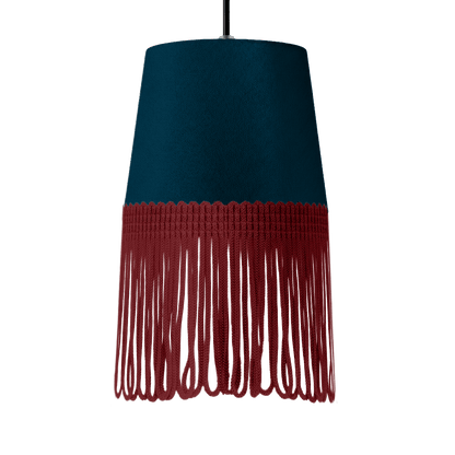 Lampe interiør alcantara denim blå - Bordeaux - KJoF - 5cm - 