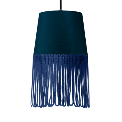Lampe interiør alcantara denim blå - Mørkeblå - KJoF - 5cm - 