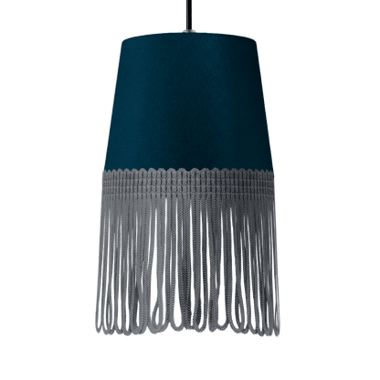 Lampe interiør alcantara denim blå - Mørkegrå - KJoF - 5cm - 