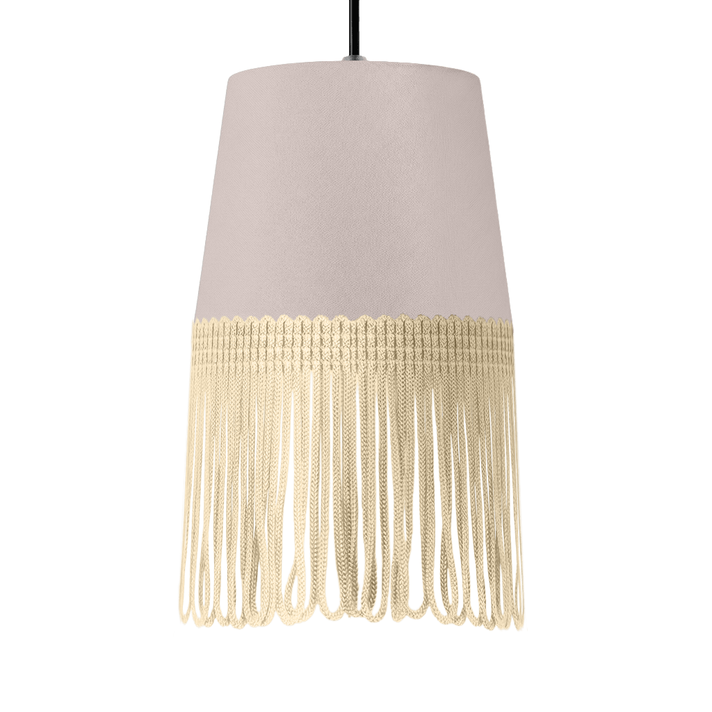 Lampe interiør alcantara duegrå - Beige - KJoF - 5cm - 