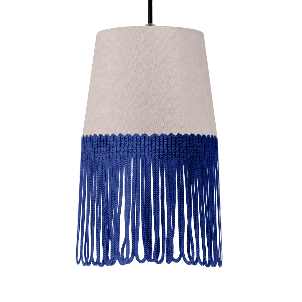 Lampe interiør alcantara duegrå - Blå - KJoF - 5cm - 
