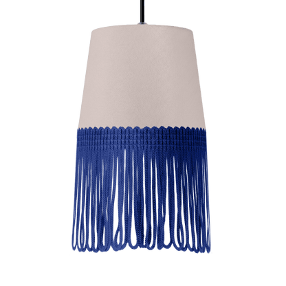 Lampe interiør alcantara duegrå - Blå - KJoF - 5cm - 