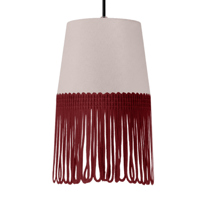 Lampe interiør alcantara duegrå - Bordeaux - KJoF - 5cm - 