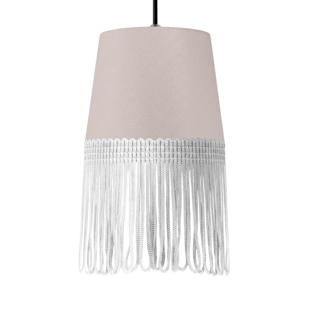 Lampe interiør alcantara duegrå - Hvid - KJoF - 5cm - 
