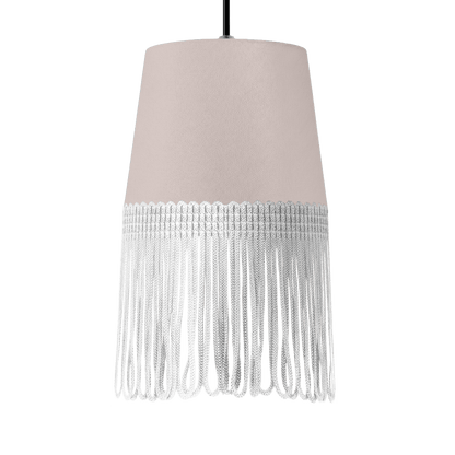 Lampe interiør alcantara duegrå - Hvid - KJoF - 5cm - 