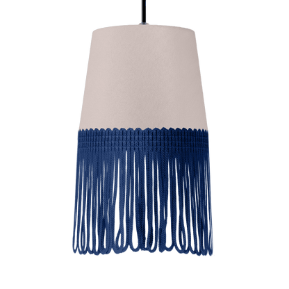 Lampe interiør alcantara duegrå - Mørkeblå - KJoF - 5cm - 