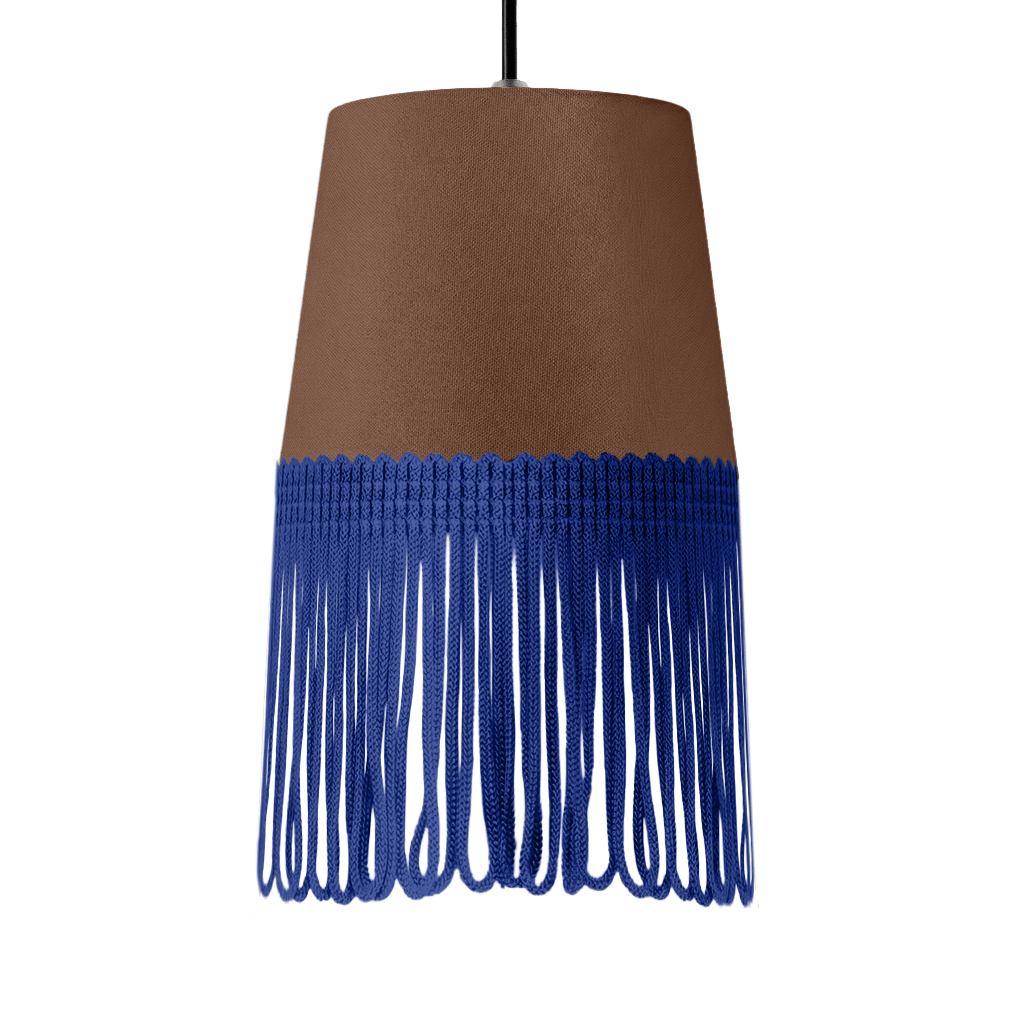 Lampe interiør alcantara dune - Blå - KJoF - 5cm - 