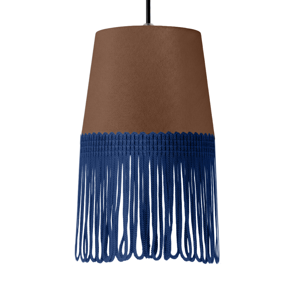 Lampe interiør alcantara dune - Mørkeblå - KJoF - 5cm - 
