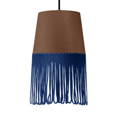 Lampe interiør alcantara dune - Mørkeblå - KJoF - 5cm - 