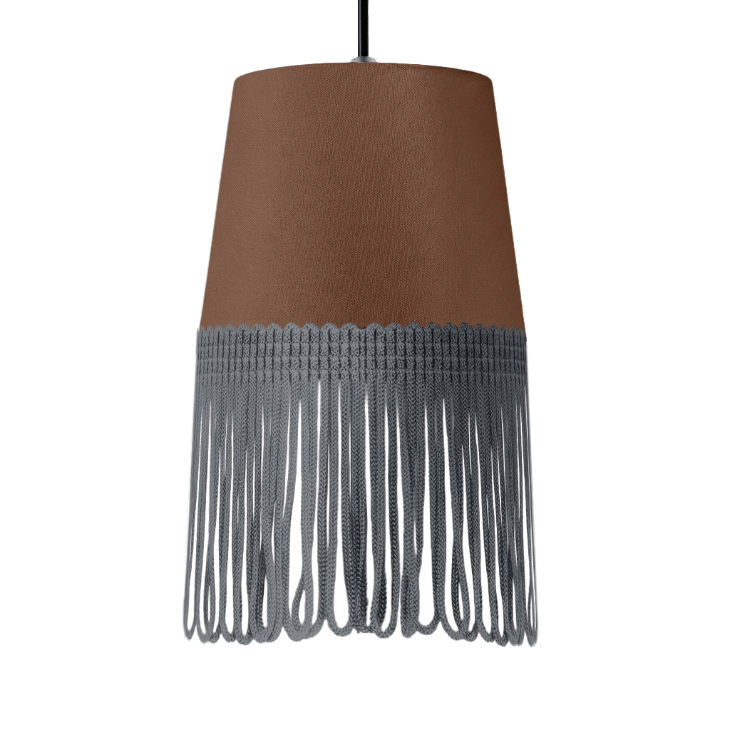 Lampe interiør alcantara dune - Mørkegrå - KJoF - 5cm - 