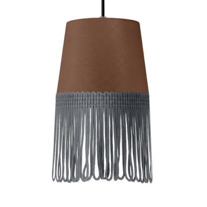 Lampe interiør alcantara dune - Mørkegrå - KJoF - 5cm - 
