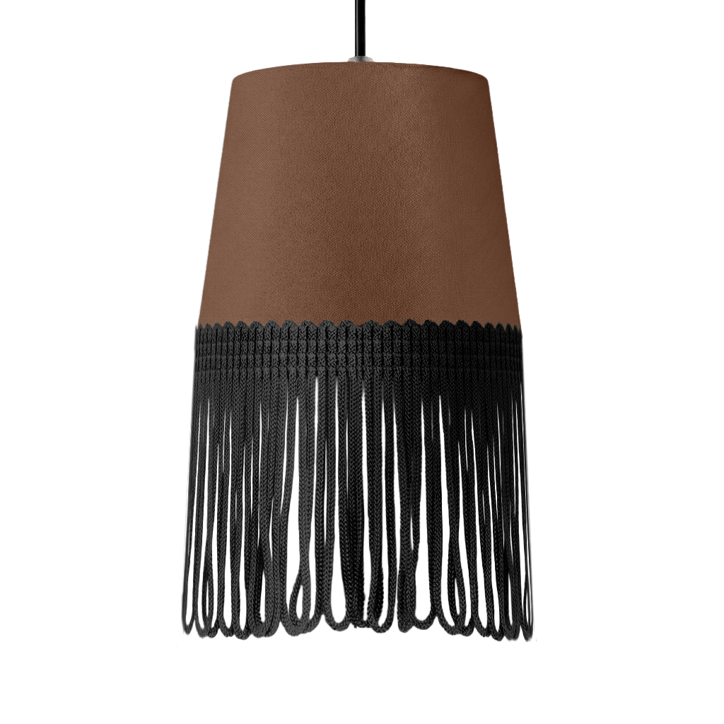 Lampe interiør alcantara dune - Sort - KJoF - 5cm - 
