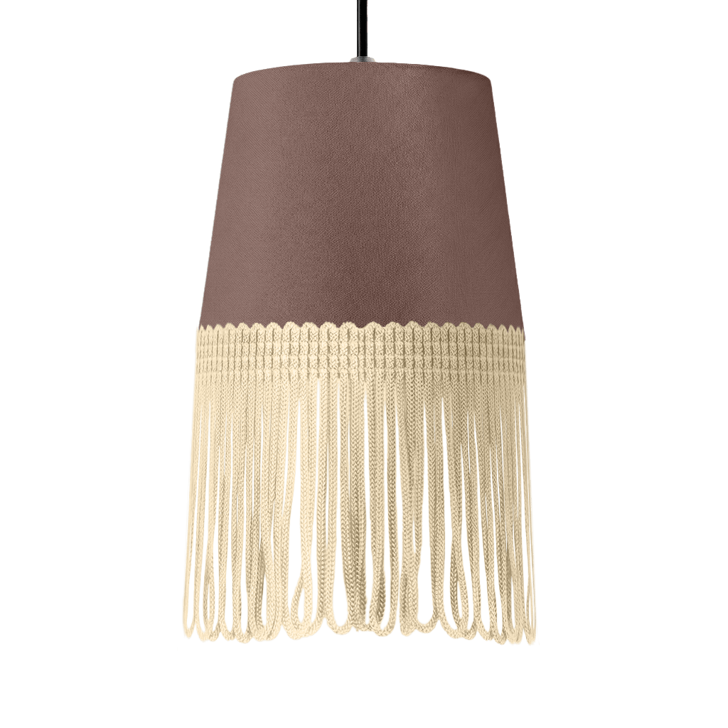 Lampe interiør alcantara elefantgrå - Beige - KJoF - 5cm - 