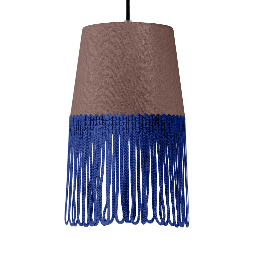 Lampe interiør alcantara elefantgrå - Blå - KJoF - 5cm - 
