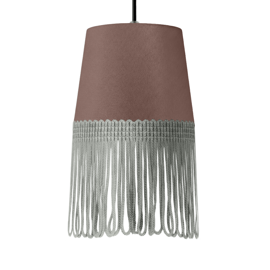 Lampe interiør alcantara elefantgrå - Grå - KJoF - 5cm - 