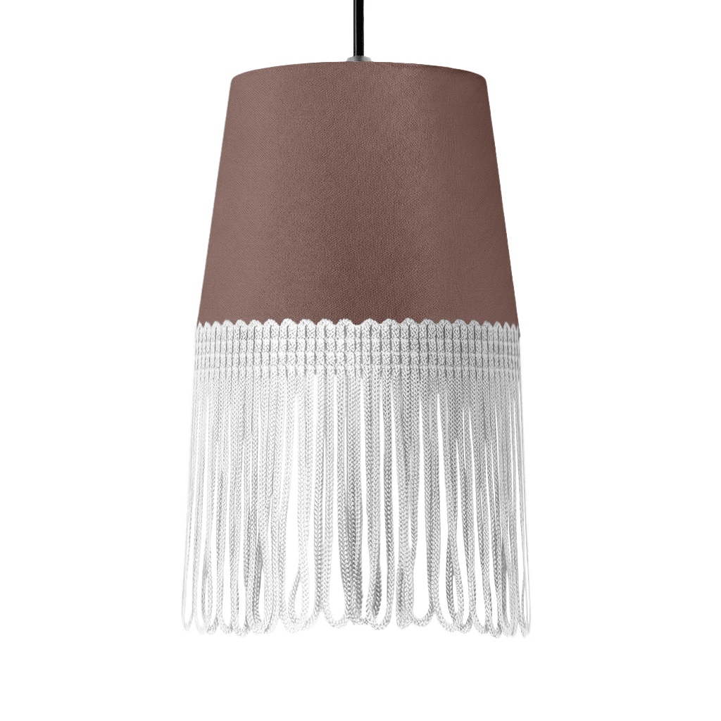 Lampe interiør alcantara elefantgrå - Hvid - KJoF - 5cm - 