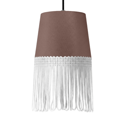 Lampe interiør alcantara elefantgrå - Hvid - KJoF - 5cm - 