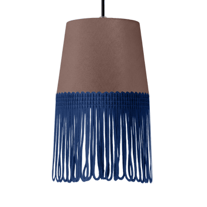 Lampe interiør alcantara elefantgrå - Mørkeblå - KJoF - 5cm - 