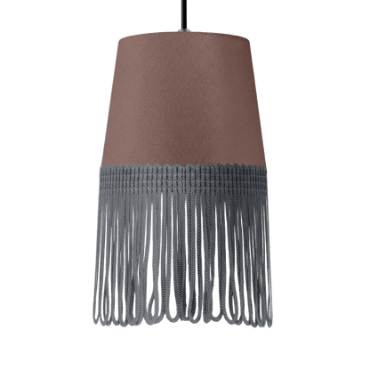 Lampe interiør alcantara elefantgrå - Mørkegrå - KJoF - 5cm - 