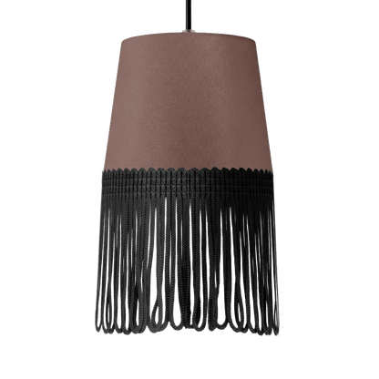 Lampe interiør alcantara elefantgrå - Sort - KJoF - 5cm - 