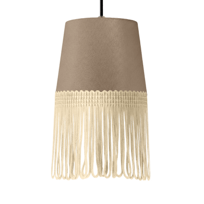Lampe interiør alcantara fossilgrå - Beige - KJoF - 5cm - 