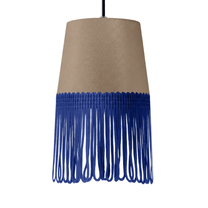 Lampe interiør alcantara fossilgrå - Blå - KJoF - 5cm - 