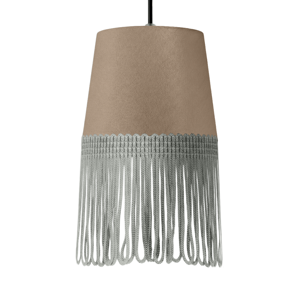 Lampe interiør alcantara fossilgrå - Grå - KJoF - 5cm - 