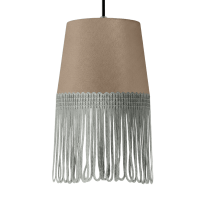 Lampe interiør alcantara fossilgrå - Grå - KJoF - 5cm - 