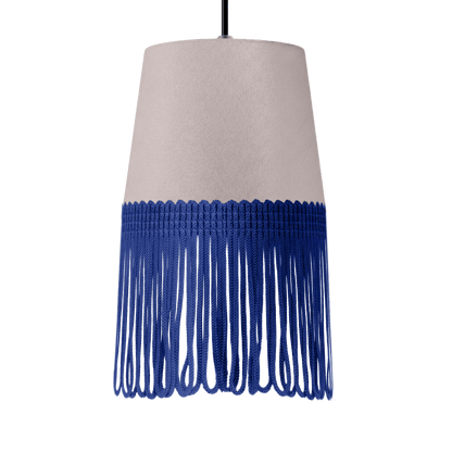 Lampe interiør alcantara grå - Blå - KJoF - 5cm - 