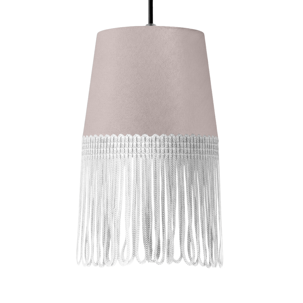 Lampe interiør alcantara grå - Hvid - KJoF - 5cm - 