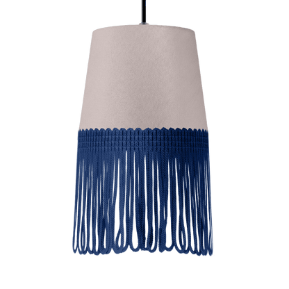 Lampe interiør alcantara grå - Mørkeblå - KJoF - 5cm - 