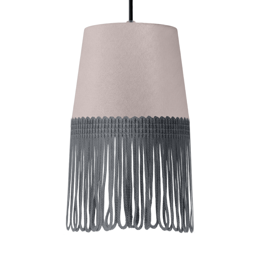 Lampe interiør alcantara grå - Mørkegrå - KJoF - 5cm - 