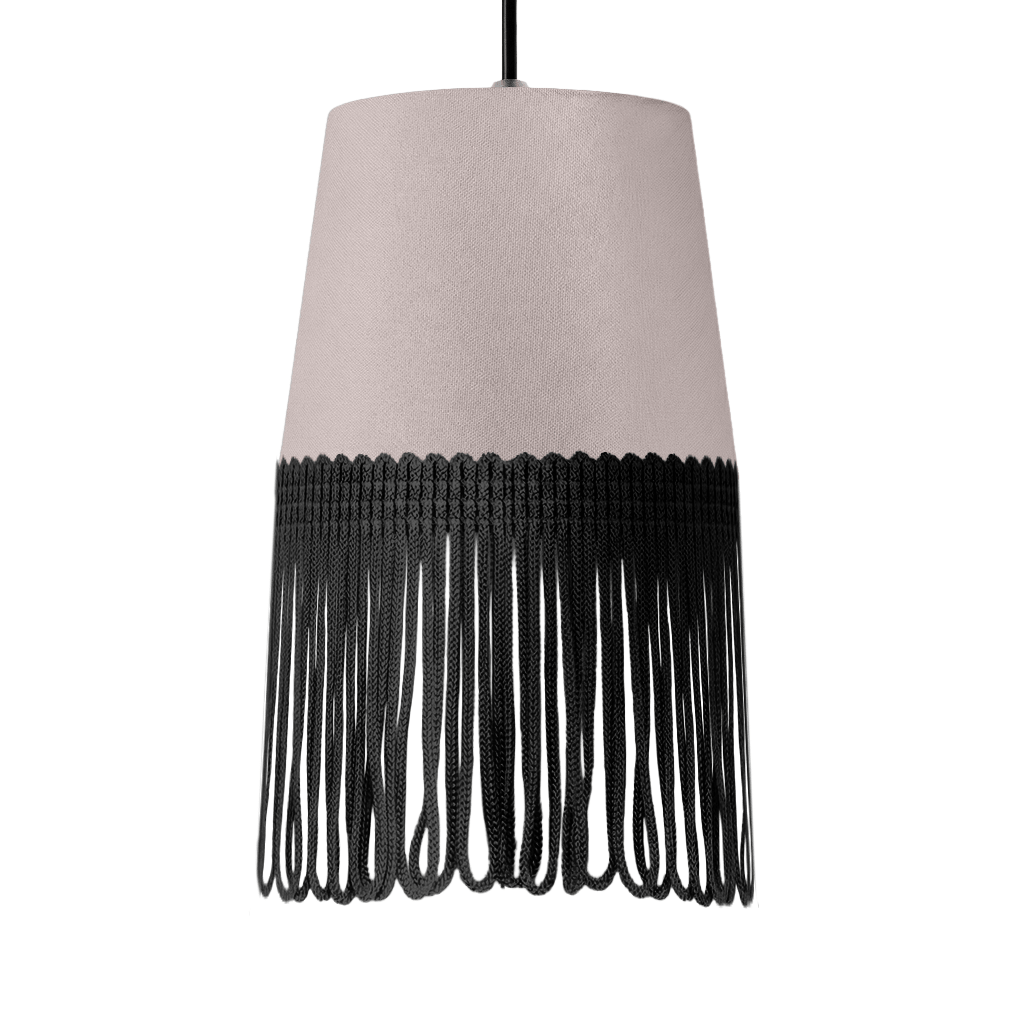 Lampe interiør alcantara grå - Sort - KJoF - 5cm - 
