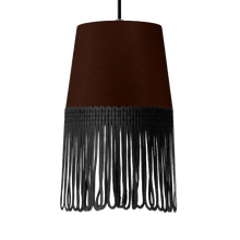 Lampe interiør alcantara kaffebrun - Sort - KJoF - 5cm - 