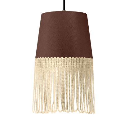 Lampe interiør alcantara mokkabrun - Beige - KJoF - 5cm - 