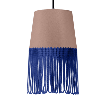 Lampe interiør alcantara puderpink - Blå - KJoF - 5cm - 